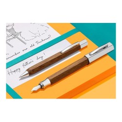 Boligrafo Faber-Castell ONDORO 147508 Madera Roble Ahumado