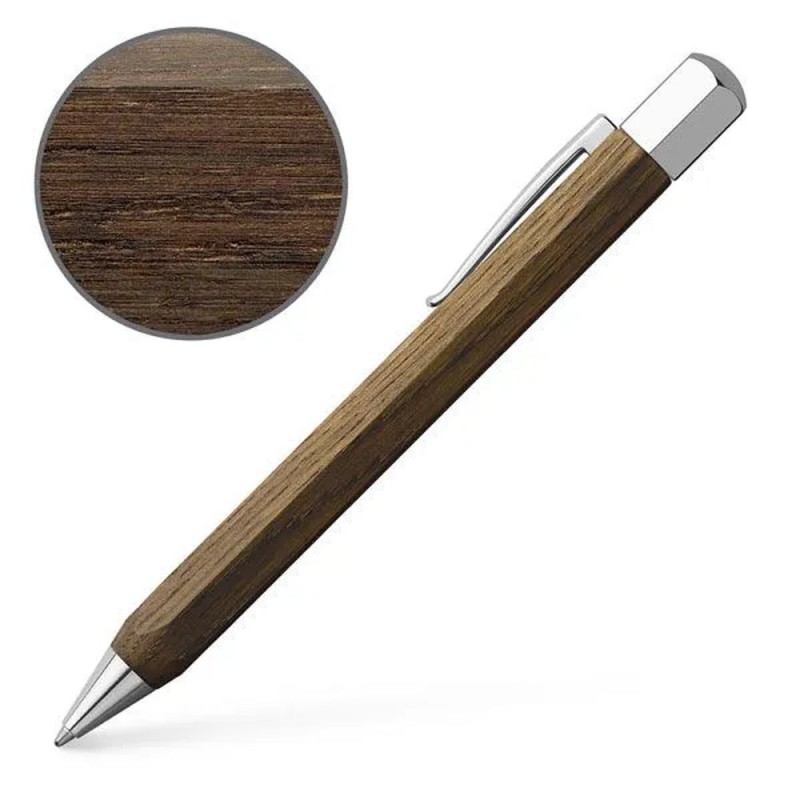 Boligrafo Faber-Castell ONDORO 147508 Madera Roble Ahumado