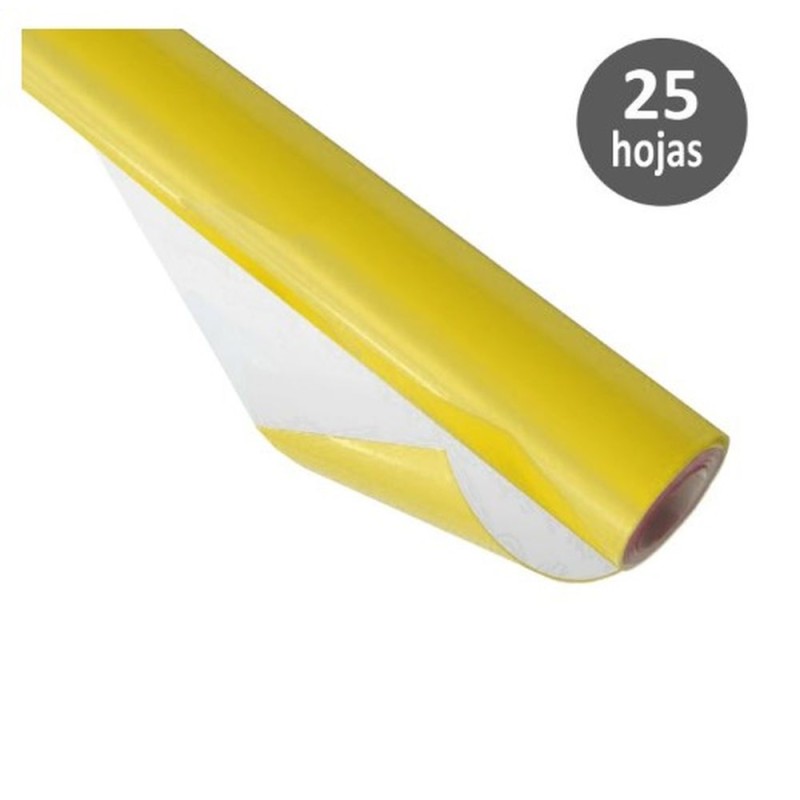 PAPEL CHAROL ROLLO 25 Hj. TREPADO 50x65 AMARILLO