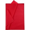 PAPEL DE SEDA 25 Hojas 50x70cm ROJO