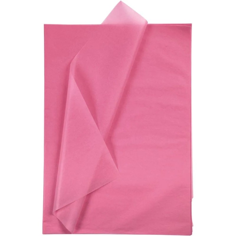 PAPEL DE SEDA 25 Hojas 50x70cm ROSA