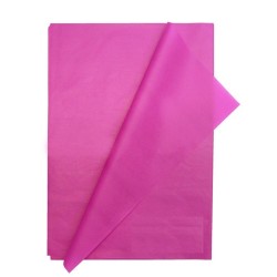 PAPEL DE SEDA 25 Hojas 50x70cm FUCSIA