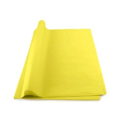 PAPEL DE SEDA 25 HOJAS 50x70cm AMARILLO LIMON