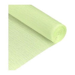 PAPEL CRESPON 50 x 250 cm VERDE CLARO