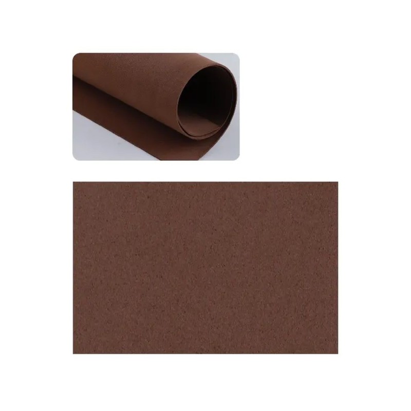 GOMA EVA LISA 2 mm 40x60 cm MARRON OSCURO