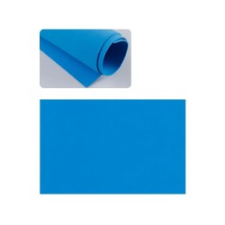 GOMA EVA LISA 2mm 40x60cm AZUL MEDIO