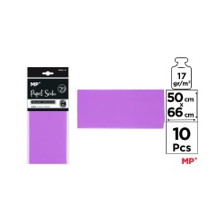PAPEL DE SEDA 10 HOJAS 50x66cm PN221-10 LILA