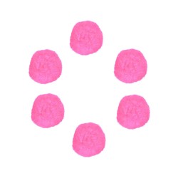 POMPONES 2,5cm BOLSA 50 Un. INNSPIRO COLOR ROSA CLARO.