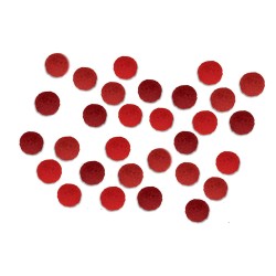 POMPONES 1,5cm BOLSA 30 Un. AR13070267 COLOR ROJO