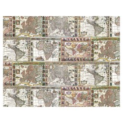 PAPEL DECOUPAGE 50x70cm TASSOTTI 0174 MAPAS