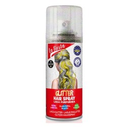 LACA COLOR PARA EL PELO SPRAY 100ml GLITTER MULTICOLOR.