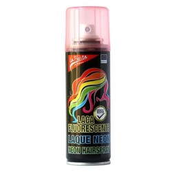 LACA COLOR PARA EL PELO  LA FIESTA SPRAY 125ml FLUOR ROSA