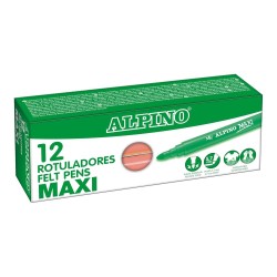 ALPINO ROTULADOR FINO CAJA 12 Un. COLOR SALMON
