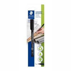 *ROTULADOR STAEDTLER PERMANENT LUMOCOLOR 313-S NEGRO