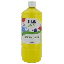 TEMPERA TITAN ARTS GOUACHE 1000ml T028 AMARILLO PRIMARIO