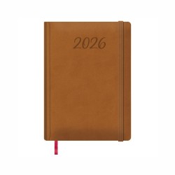*AGENDA DOHE 2026 MANAOS DIA PAGINA 17x24cm MARRON