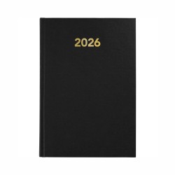 *AGENDA GRAFOPLAS DIA PAGINA 14,5x21cm BAVIERA NEGRO