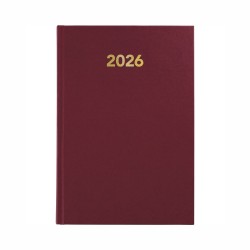 *AGENDA GRAFOPLAS DIA PAGINA 14,5x21cm BAVIERA GRANATE