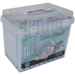 ARTIS DECOR TWIN BRUSH DUO 60 ROTULADOR ALCOHOL SURTIDOS