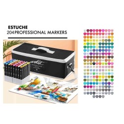 *SET 204 MARKERS ALCOHOL PROFESIONAL ARTIST DUO AB-1204