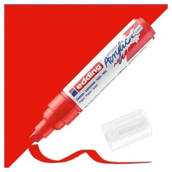 ROTULADOR ACRILICO EDDING 5000 5-10mm ROJO