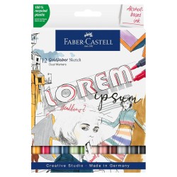 FABER-CASTELL GOLDFABER SKETCH ALCOHOL DUO 12 Un. BASICOS