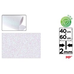 GOMA EVA PURPURINA BIO 2mm 40x60cm BLANCO