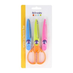 TIJERA DENTADA CON 3 CUCHILLAS INTERCAMBIABLES 18002009