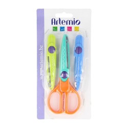 *TIJERA DENTADA CON 3 CUCHILLAS INTERCAMBIABLES 18002010