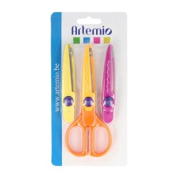 *TIJERA DENTADA CON 3 CUCHILLAS INTERCAMBIABLES 18002011