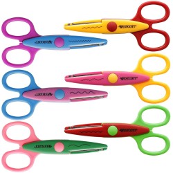 TIJERAS DENTADAS 6 Un. CORTE CREATIVO SURTIDAS WESTCOOT