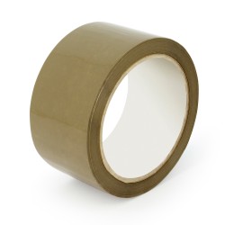 PRECINTO FIXO POLIPROPILENO CAUCHO 66m x 48mm MARRON