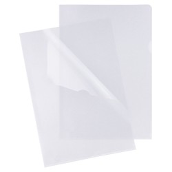 DOSSIERS UÑERO 100 Un. FOLIO PP 110 Mc GRAFOPLAS CRISTAL