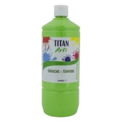 TEMPERA TITAN ARTS 1000ml GOUACHE T067 VERDE CLARO