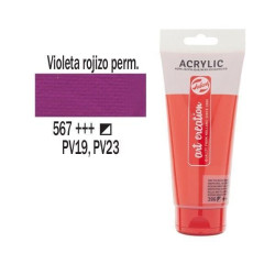 ACRILICO TALENS A. C. 200 ml VIOLETA ROJI.