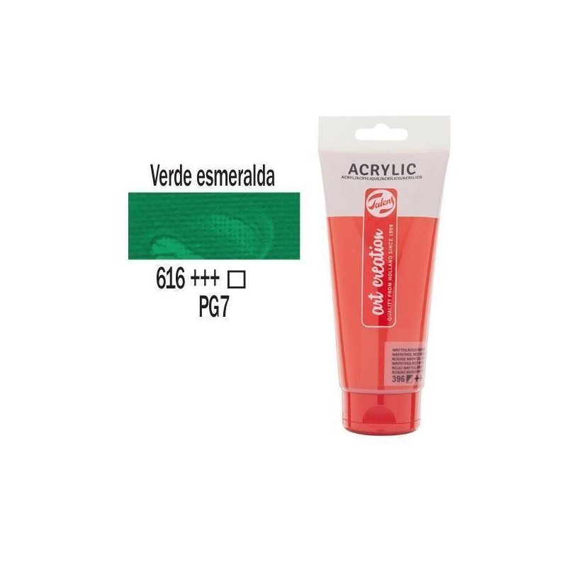 ACRILICO TALENS A. C. 200 ml VERDE ESMER.