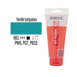 ACRILICO TALENS A. C. 200 ml VERDE TURQU.