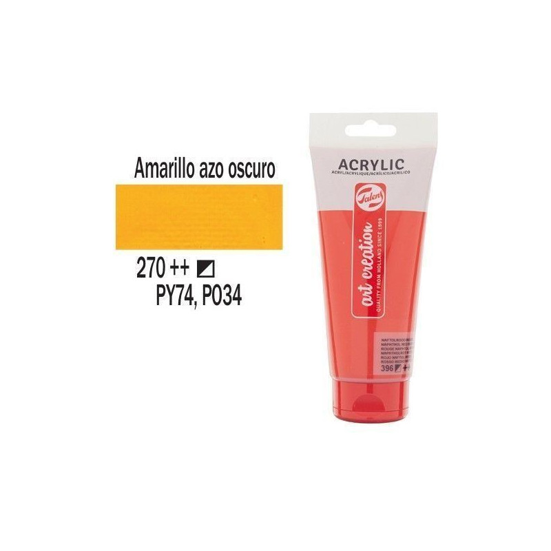 ACRILICO TALENS A. C. 200 ml AMAR. OSC.