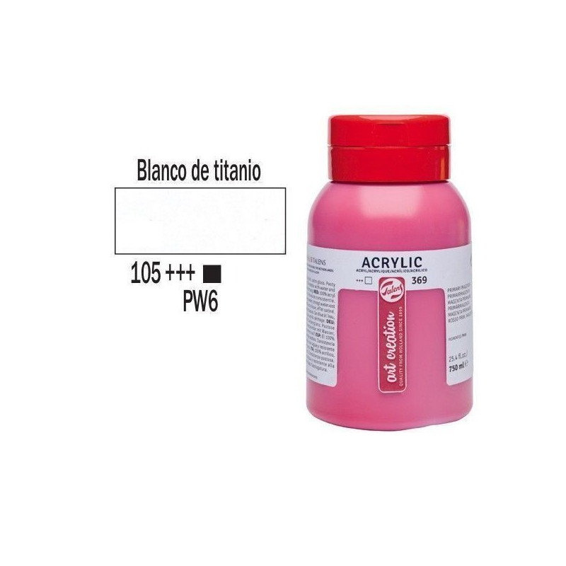 ACRIL. T. ART C. 750 ml Nº 105 BLANCO TITAN