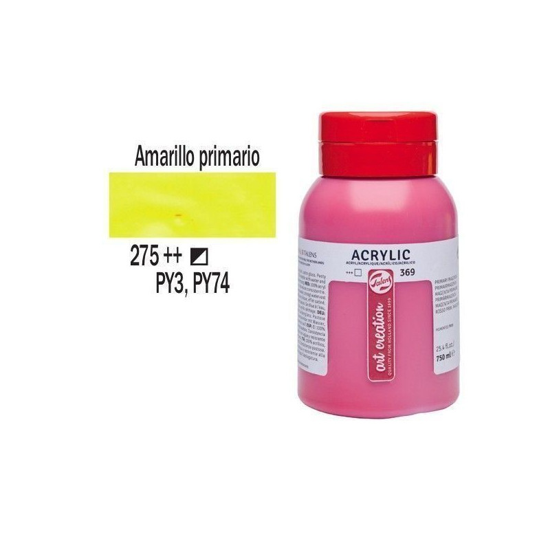 ACRIL. T. ART C. 750 ml Nº 275 AMARILLO PR.