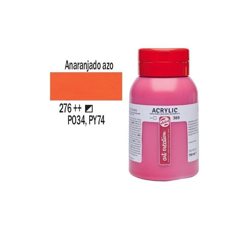 ACRIL. T. ART C. 750 ml Nº 276 ANARANJADO