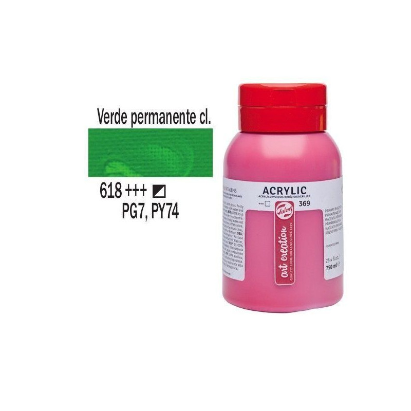 ACRILICO TALENS A. C. 750 ml VERDE P. CLA.