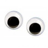 PACK 40 OJOS 12 mm REDONDOS NEGROS