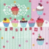 SERVILLETAS 20 Un. CUPCAKES Mod. 21515