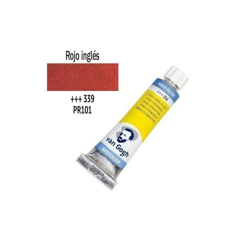 ACUA. V. GOGH TUBO 10 ml (339) ROJO INGLES