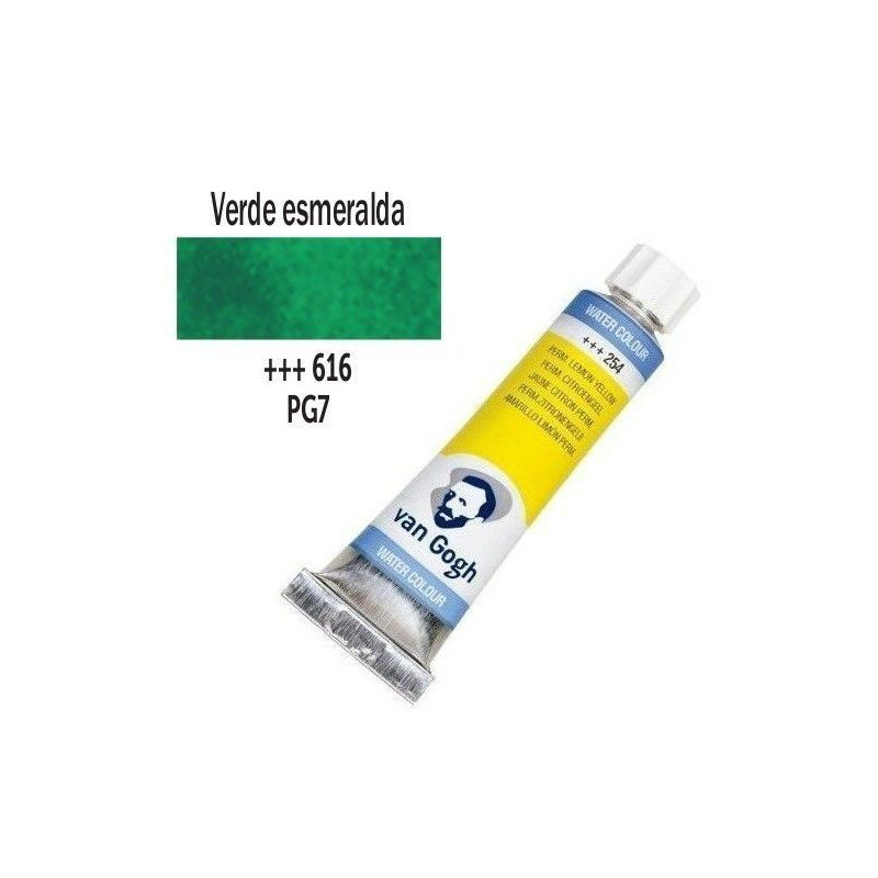 ACUA. V. GOGH TUBO 10 ml (616) VERDE ESMERALDA