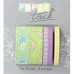 WASHI TAPE PAPEL 2x15+3x5 mm x 10 m (211423C)