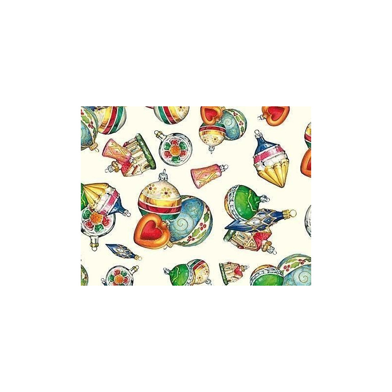 PAPEL DECOPATCH NAVIDAD 50x70 cm TASSOTI 0154 ADORNOS