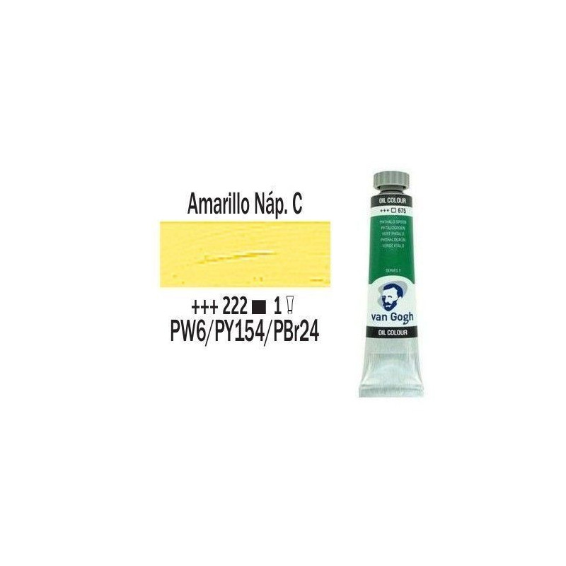 OLEO 20 ml VAN GOGH (222) AMAR. NAP. CLARO