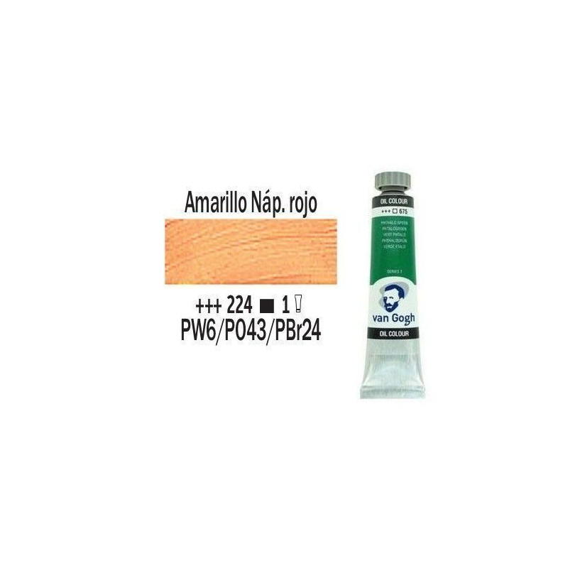 OLEO 20 ml VAN GOGH (224) AMAR. NAP. ROJO